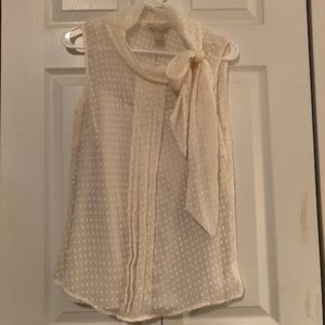 Banana Republic Cream Blouse: Size 10